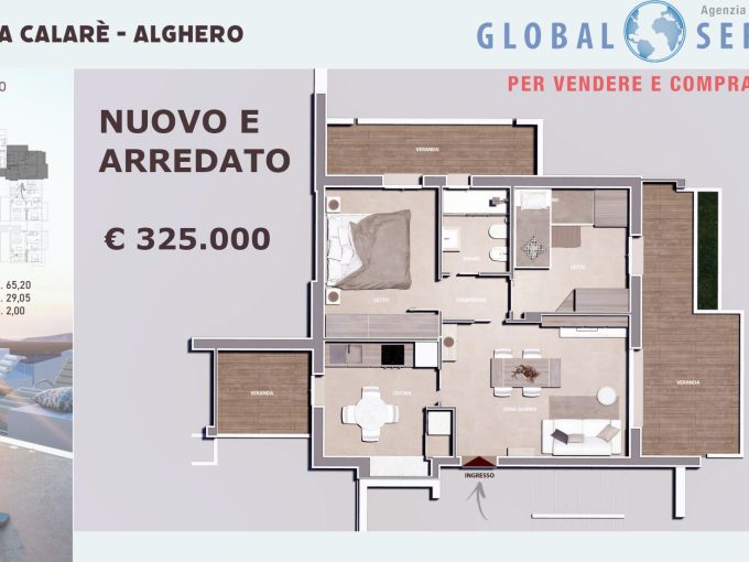 Quadrilocale di nuova costruzione a Calabona