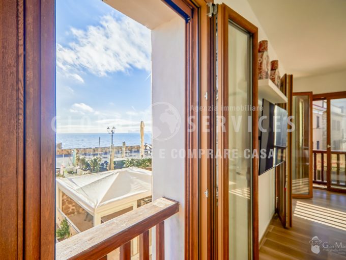 Alghero – Fronte Bastioni con vista mare e Capo Caccia