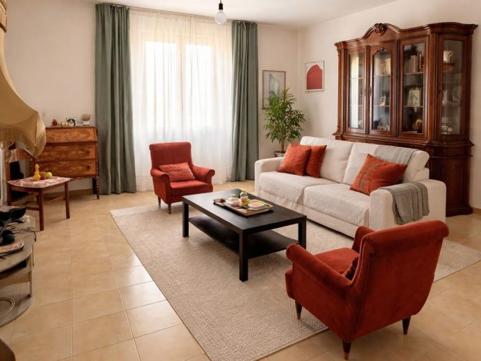 Appartamento con ampio giardino e ingresso indipendente in zona Calabona